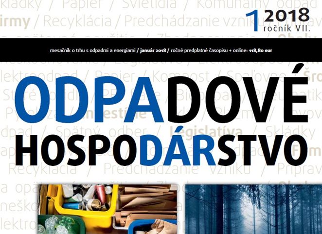Čo by vám nemalo ujsť. ODPADOVÉ HOSPODÁRSTVO, 2018/01